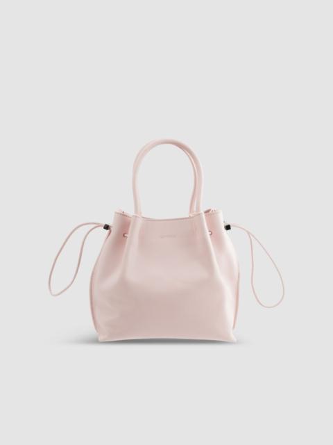 BY FAR Baby Kayla Baby Pink Nappa Leather Top-Handle Bag