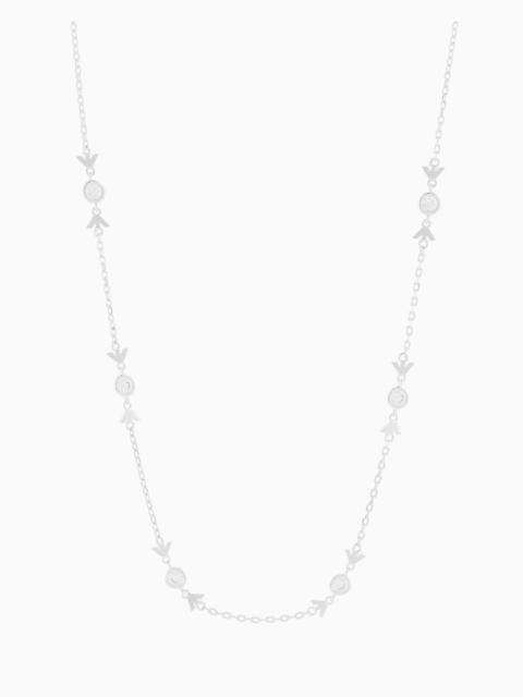 EMPORIO ARMANI STERLING SILVER STATION NECKLACE