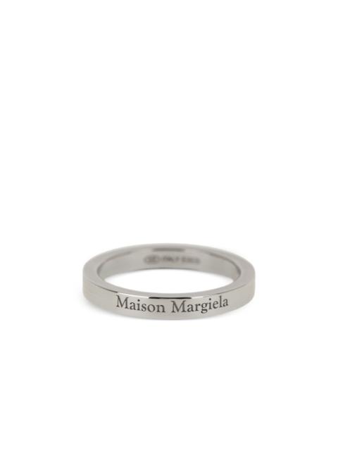 Maison Margiela engraved logo thin ring