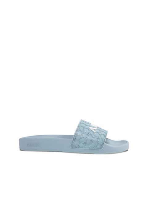 AMIRI Ma Quad embossed-logo slides