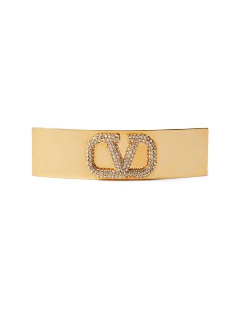 Valentino logo-embellished hair clip