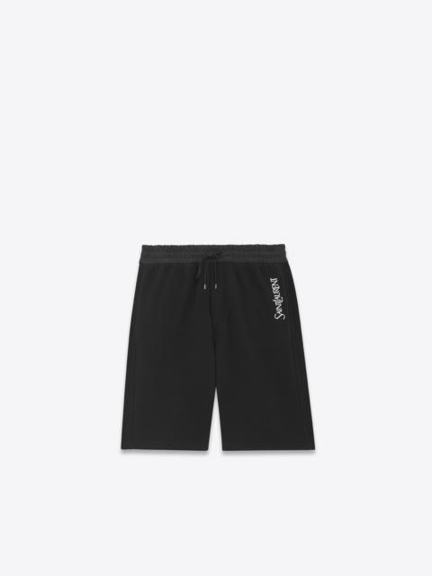 saint laurent bermuda in fleece