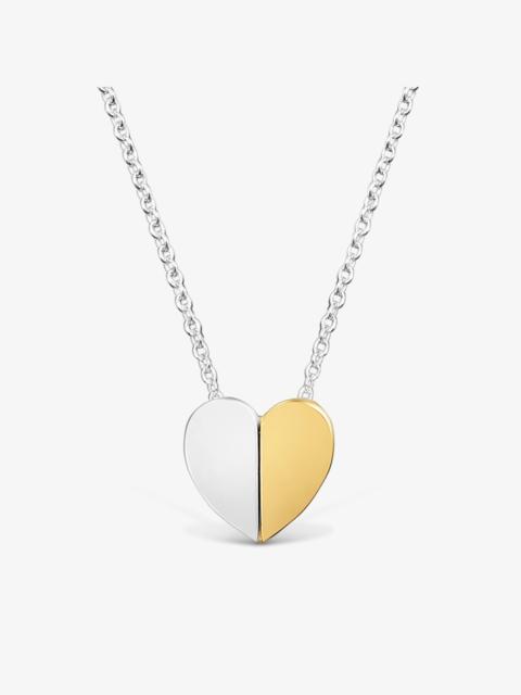 TOUS Two-tone Necklace with 11 mm heart motif TOUS 1950