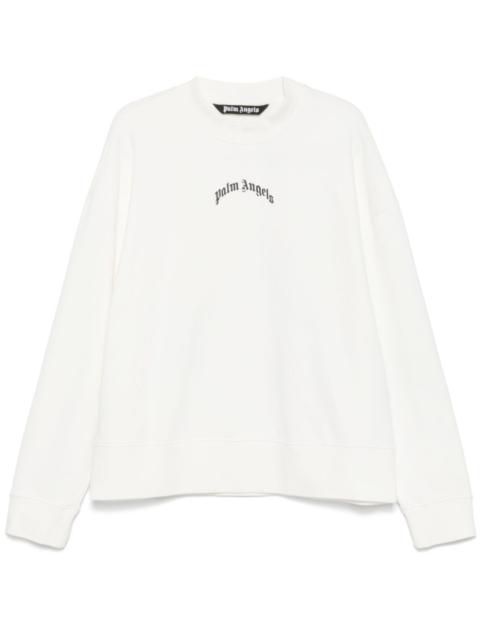 Palm Angels curved-logo sweatshirt