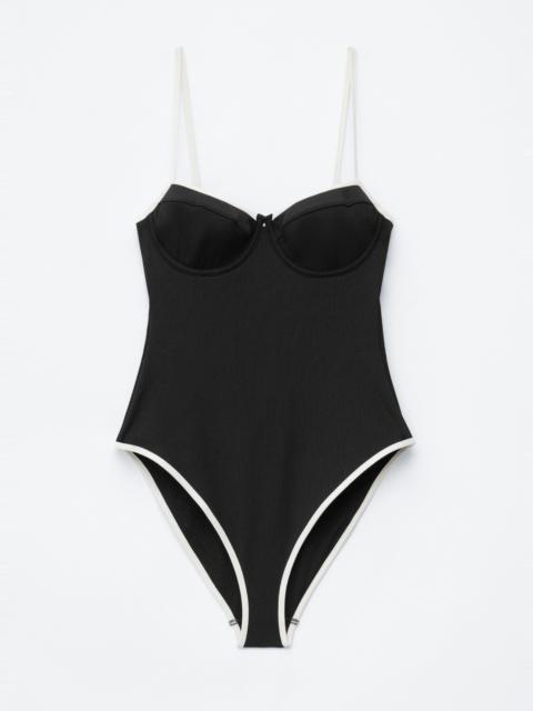 & Other Stories Contrast-Trim Rib Swimsuit