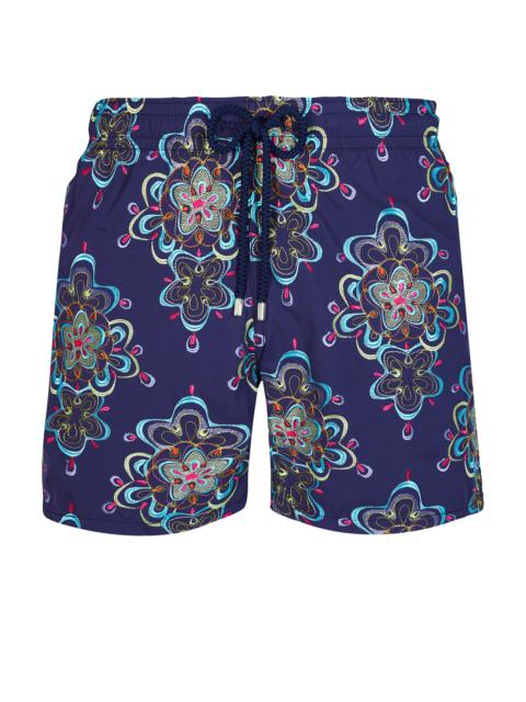 Men Swim Trunks Embroidered Kaleidoscope - Limited Edition
