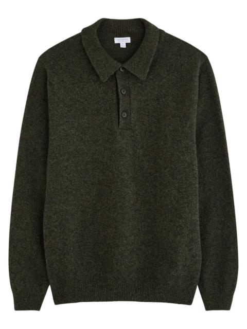 Sunspel Sunspel Wool Polo Jumper