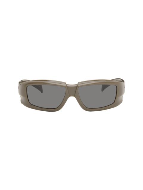 Rick Owens Taupe Rick Sunglasses