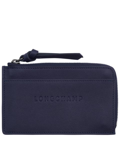Longchamp 3D Card holder Bilberry - Leather