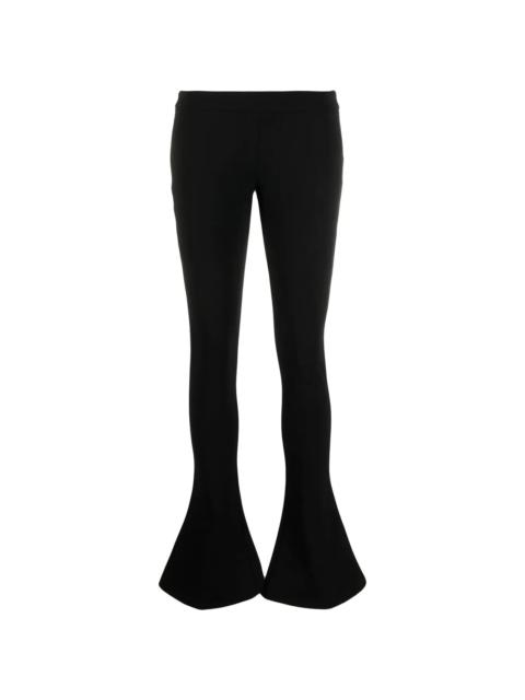 Balmain low-waist flared trousers