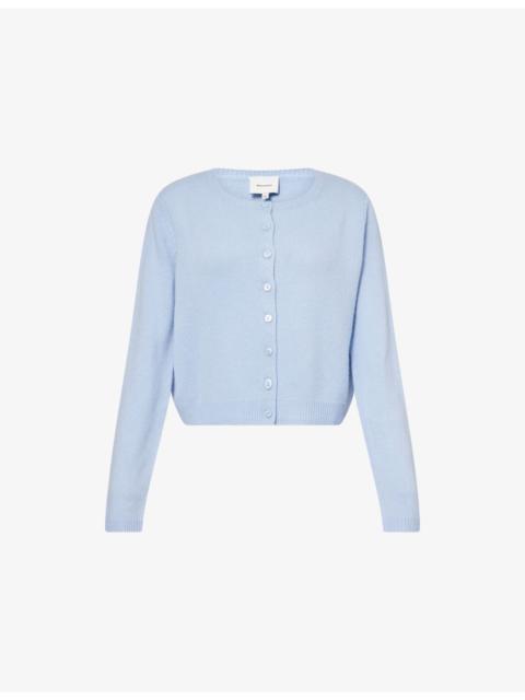 Reformation Clara Round-Neck Cashmere Cardigan