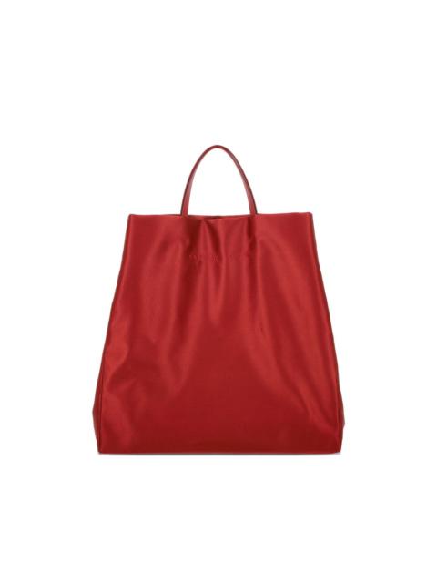 Carven logo-embroidered tote bag