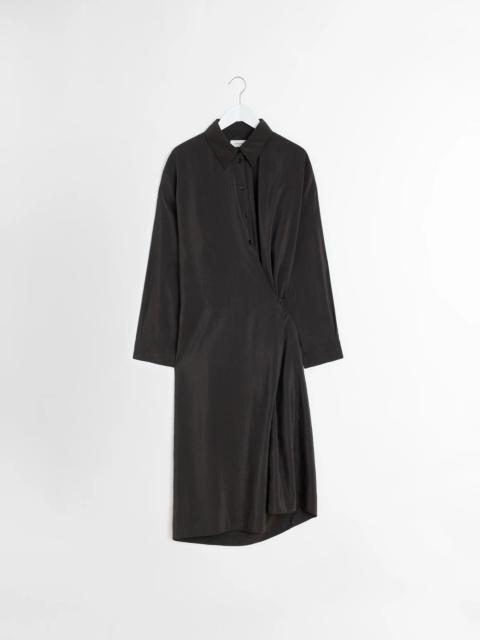 Lemaire STRAIGHT COLLAR TWISTED DRESS