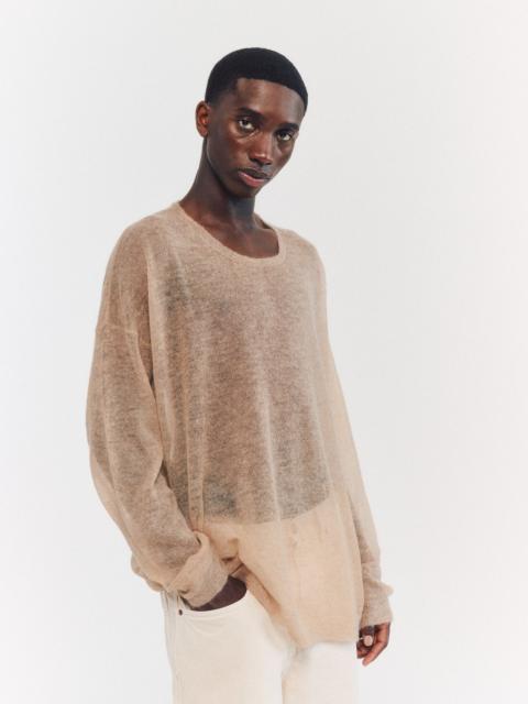CASEY/CASEY JUMPER - MOHAIR VOILE - JUTE