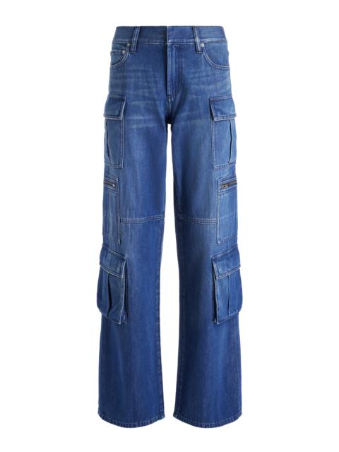 Alice + Olivia CAY BAGGY CARGO JEANS