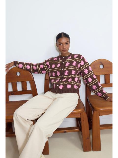 SHRIMPS Ambrosia Cardigan - Brown/Multi