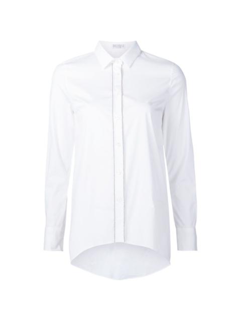 Brunello Cucinelli curved hem shirt