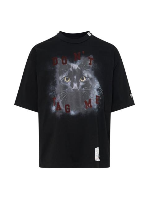 Maison MIHARAYASUHIRO Don't Tag Me Cat Printed Tee