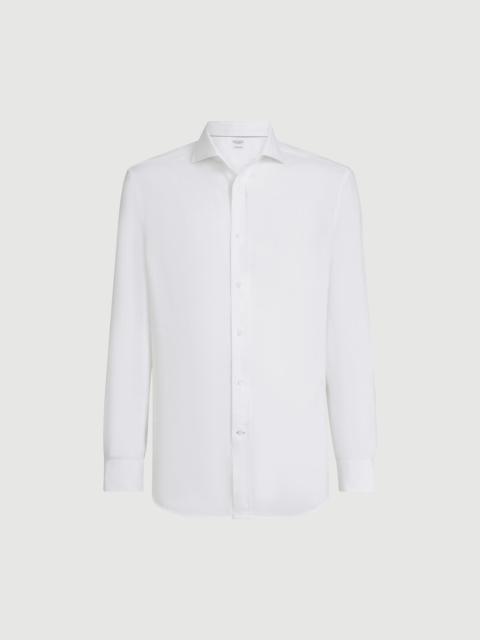 Brunello Cucinelli Linen shirt with spread collar