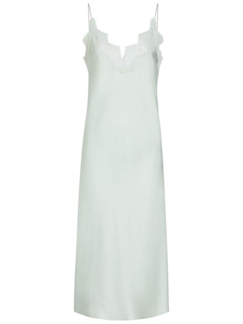 RÓHE Rohe Lace-trim Silk Midi Slip Dress