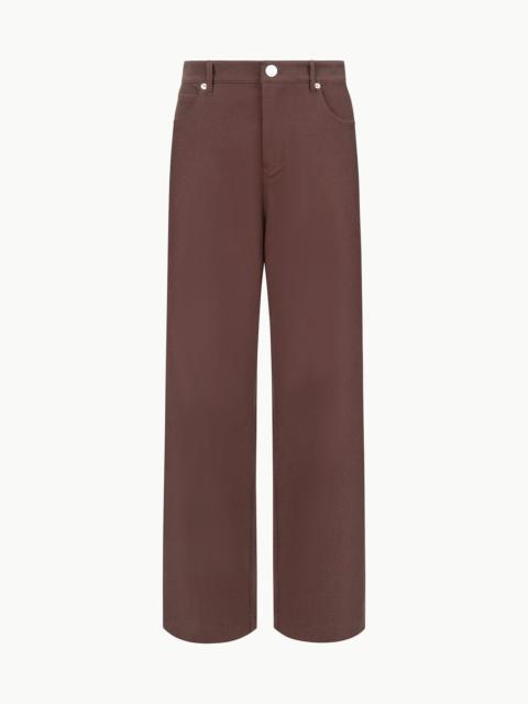 STAUD STAUD GRAYSON PANT DARK CHOCOLATE