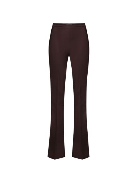 ELISABETTA FRANCHI satin band bootcut trousers