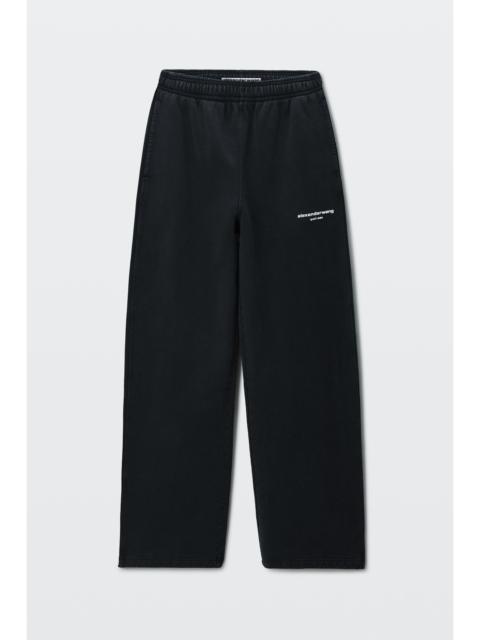 Alexander Wang logo print mid-rise oversized sweatpant