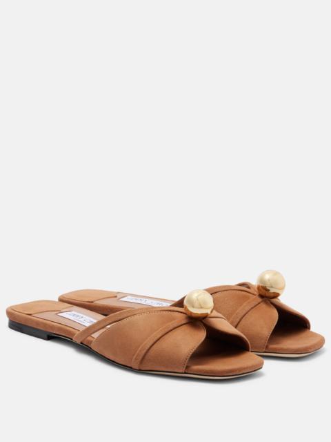 JIMMY CHOO Siva suede slides