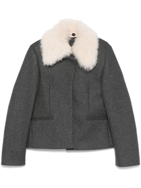 Totême shearling-collar jacket