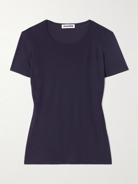 Jil Sander Stretch-jersey T-shirt Navy