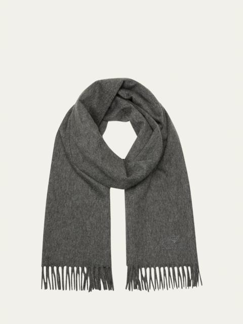 Loro Piana Men's Grande Unita Cashmere Scarf