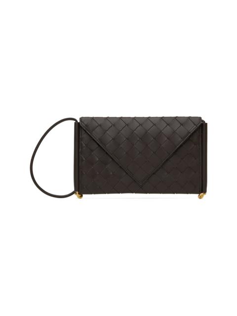 Bottega Veneta Brown Solstice Horizontal Phone Bag