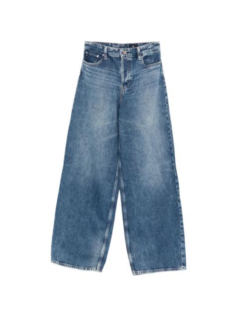 AG Jeans Maxi Relax raw-hem jeans