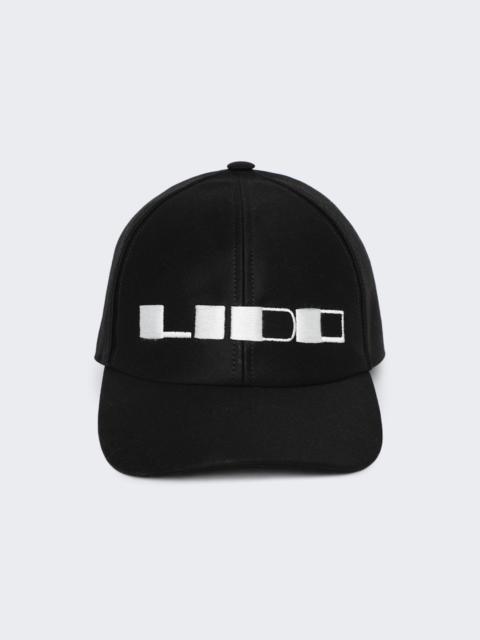 Rick Owens DRKSHDW Cappello Ricamato Baseball Cap Black