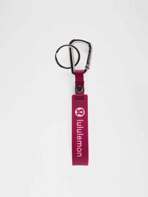 lululemon Silicone Keychain