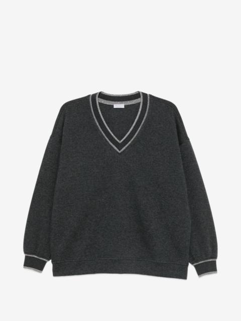 Brunello Cucinelli V-neck sweatshirt