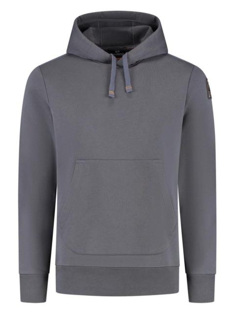 PARAJUMPERS logo-patch cotton hoodie