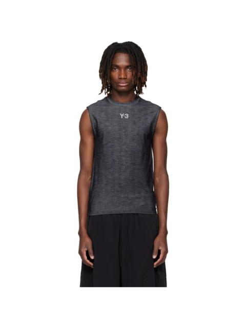 Y-3 Black & Gray Mercedes-AMG F1 Edition Engineered Tank Top