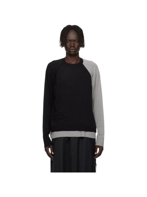 Y-3 raglan-sleeve panelled 점퍼