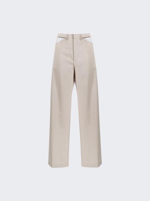 Dion Lee Picot Lace Pants Alloy