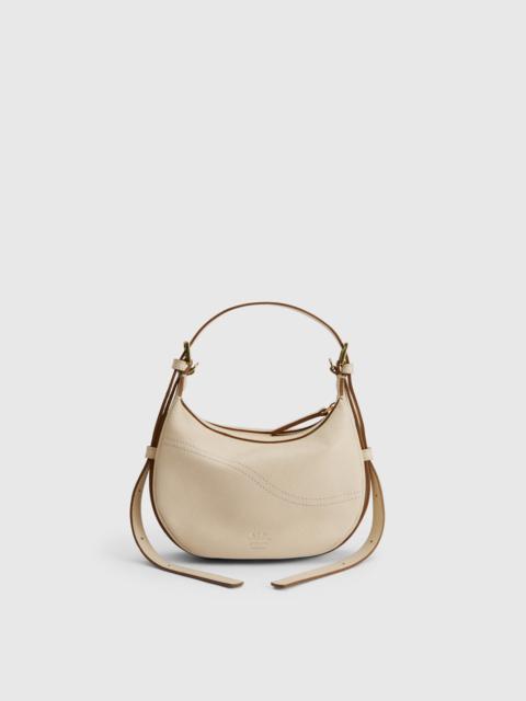 ATP ATELIER Silea Mandorla Grained Leather Mini hobo bag