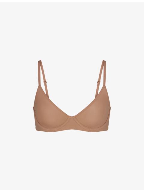 SKIMS Fits Everybody unlined stretch-woven bra