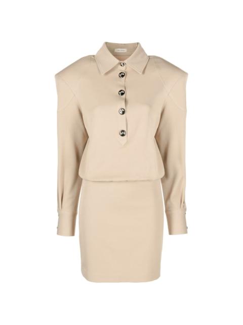 THE MANNEI Nursu shoulder-pads mini dress