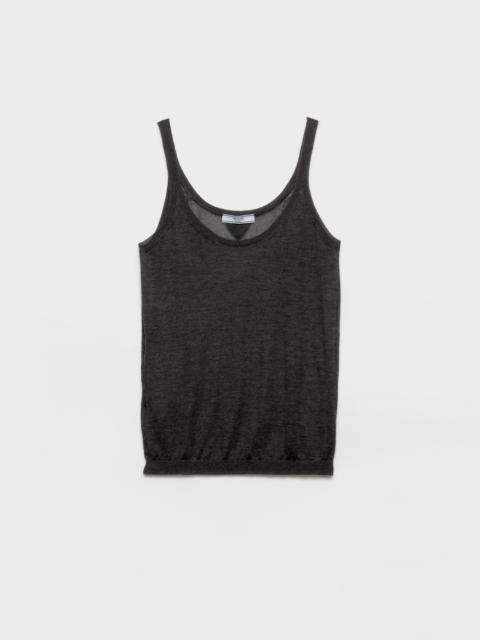 Prada Cashmere and silk tank top