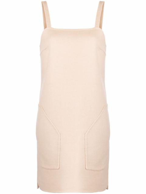 Max Mara sleeveless square neck dress