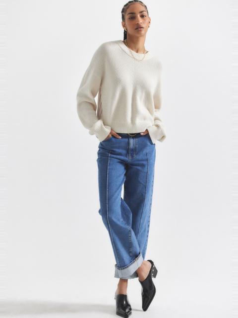 DEREK LAM 10 CROSBY DELANO CUFFED JEAN
