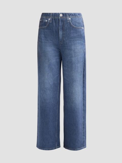 rag & bone Women's Miramar Wide-Leg Ankle Pants - Petra