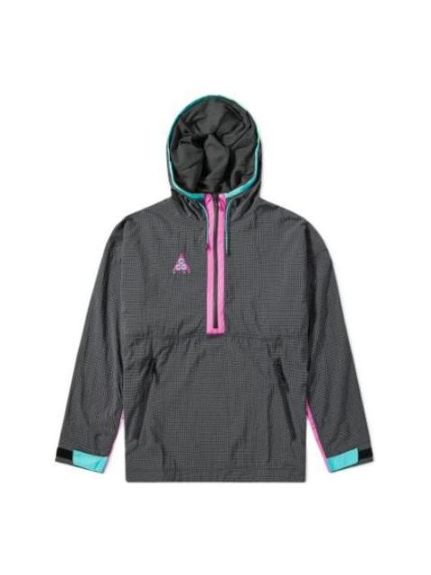 Nike ACG Woven Hooded Jacket 'Anthracite Magenta Jade' 931907-060