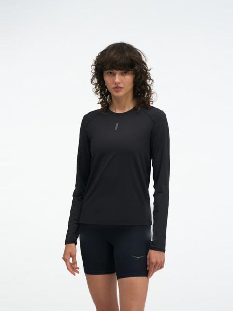 HOKA Women's EveryRun Long Sleeve Shirt in Black