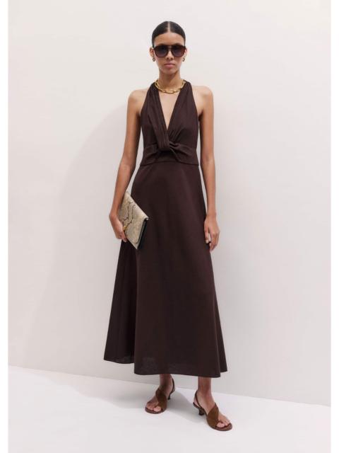 ME+EM Twist Front Maxi Dress